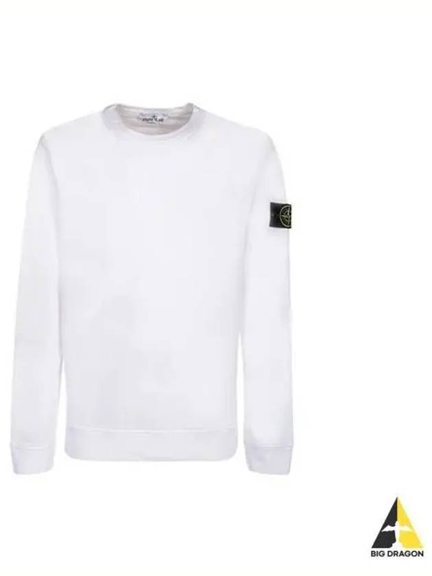 Wapen Patch Sweatshirt White Black 791562420 - STONE ISLAND - BALAAN 1