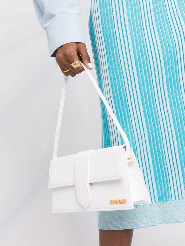 Le Bambino Long Flap Shoulder Bag White - JACQUEMUS - BALAAN 5