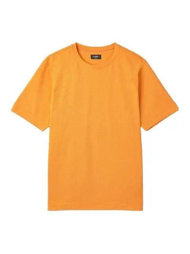 logo short sleeve t shirt orange - FENDI - BALAAN 1