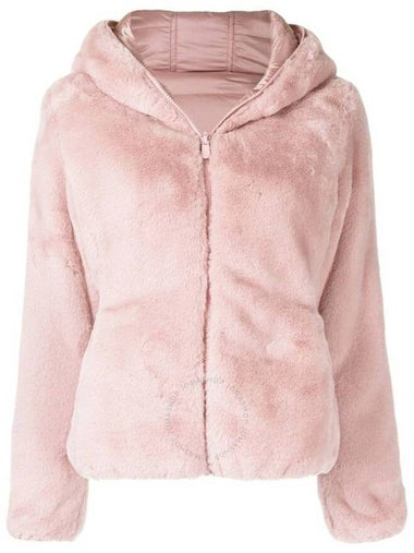 Save The Duck Laila Faux Fur Reversible Hooded Jacket, Brand Size 4 (X-Large) - SAVE THE DUCK - BALAAN 1