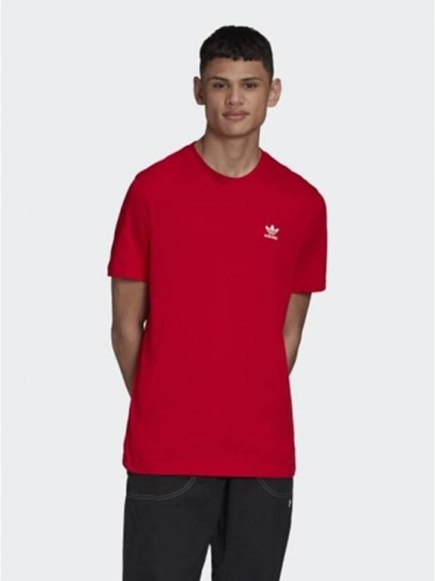 01GD2541OriginalTrefoil Essential TshirtRed - ADIDAS - BALAAN 1