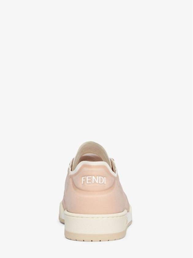 Match Mesh Low-Top Sneakers Light Pink - FENDI - BALAAN 4