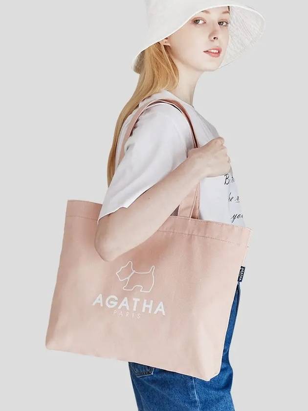 Canvas Shopper ECCO Bag AGT211 537 - AGATHA APPAREL - BALAAN 4