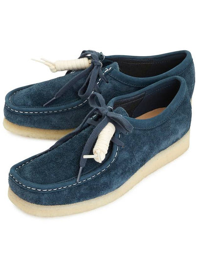 Originals Wallabee Suede Loafers Navy - CLARKS - BALAAN 2