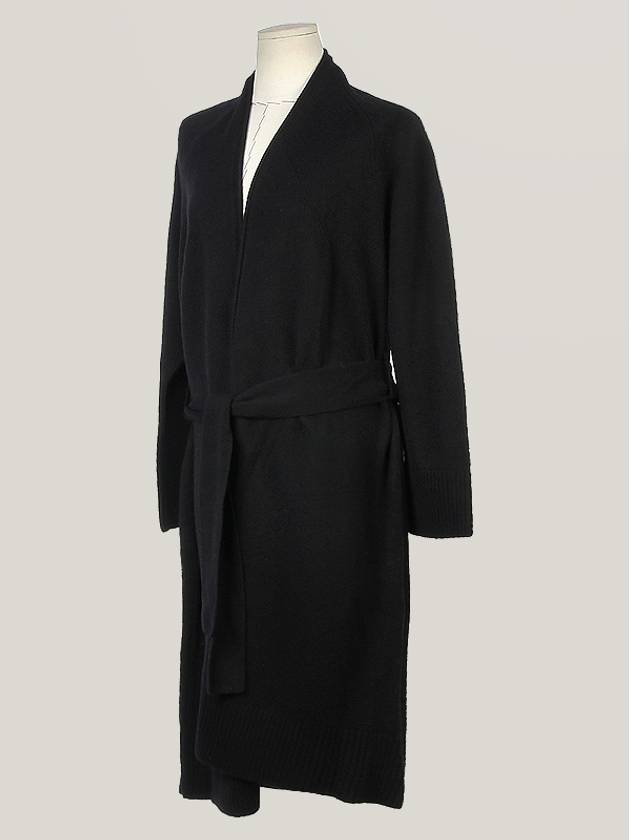 Women's Wool Cashmere Cardigan 402505R17 001 BLACK AXC010 - ALEXANDER WANG - BALAAN 2