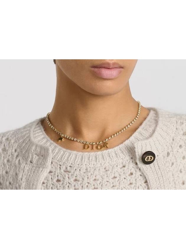 Dior evolution necklace gold finish metal silver - DIOR - BALAAN 2