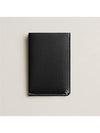 H Sellier Card Wallet Black - HERMES - BALAAN 3