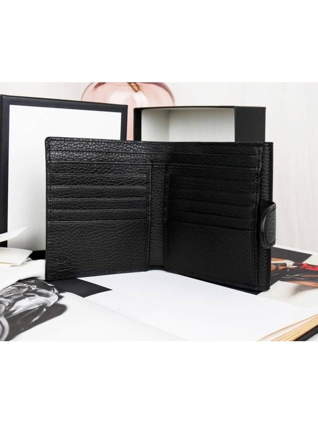 GG Interlocking Half Wallet Black - GUCCI - BALAAN 9