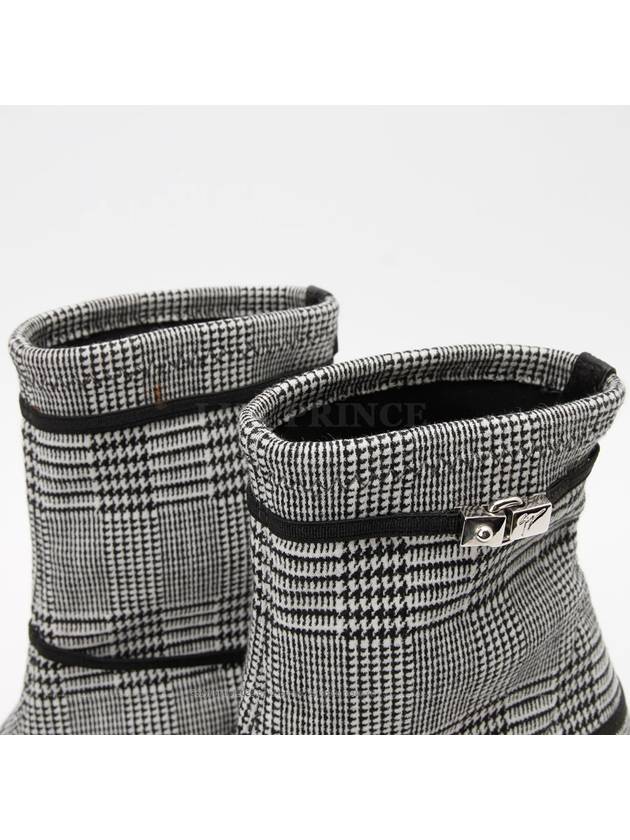 Houndstooth knitted women s ankle boots 11186hva - GIUSEPPE ZANOTTI - BALAAN 4