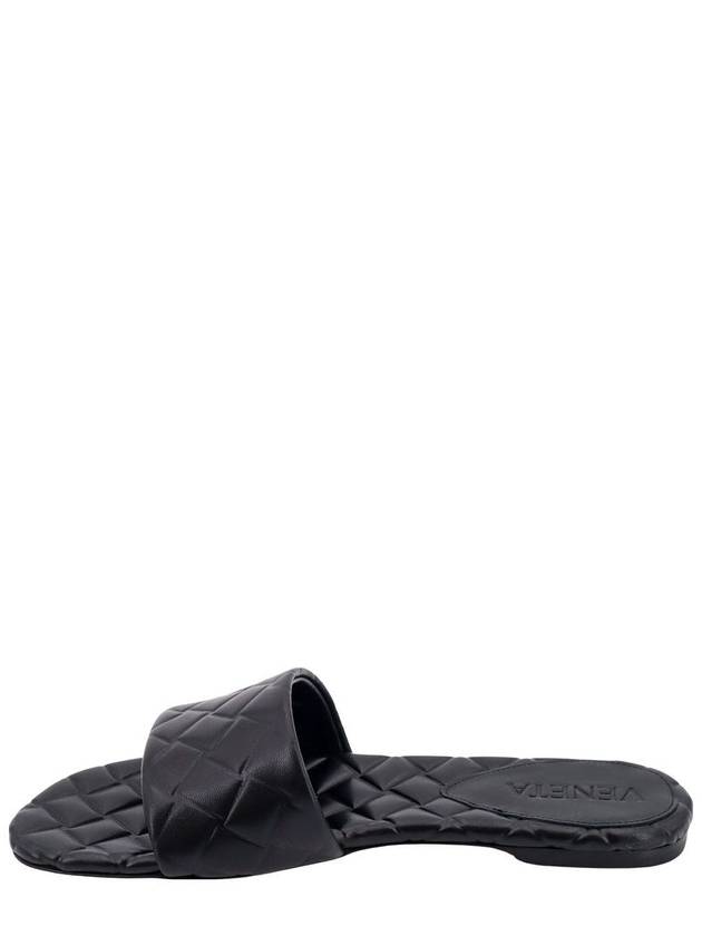 Flat Amy Mule Black - BOTTEGA VENETA - BALAAN 4