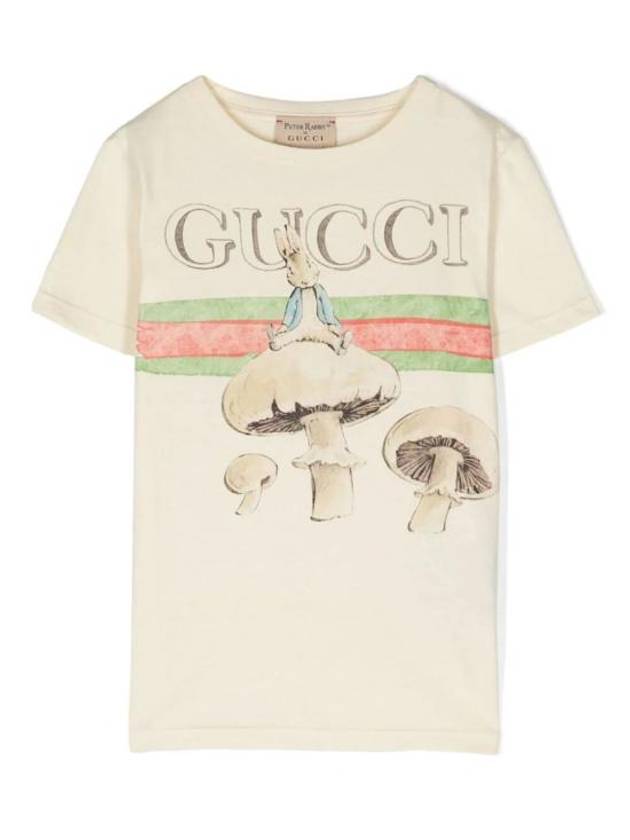 Kids T Shirt 547559 XJF6A 9247 SUNKISSED GREEN MC - GUCCI - BALAAN 1