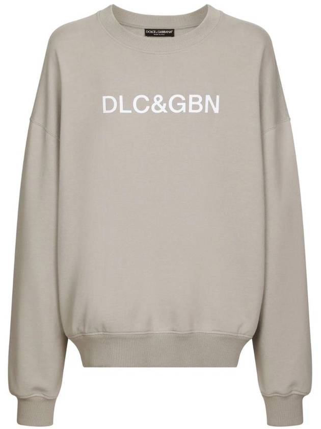 logo print round neck sweatshirt G9AQVTG7M8G - DOLCE&GABBANA - BALAAN 1