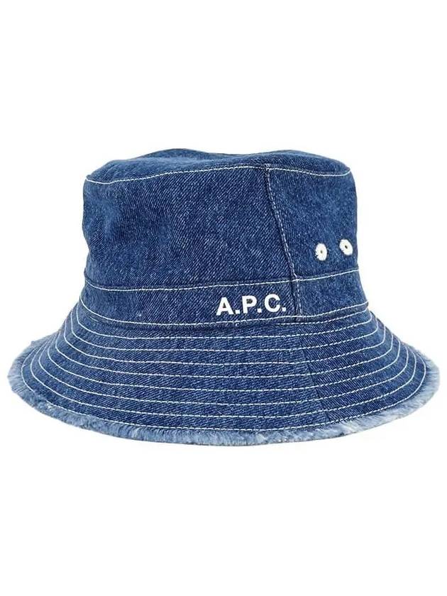 Mark Vacances Denim Bucket Hat Indigo - A.P.C. - BALAAN 2