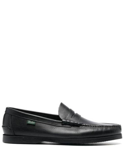 Coraux Leather Loafers Black - PARABOOT - BALAAN 2