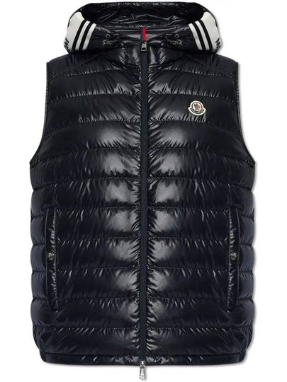 CLAI padded vest navy 1A000 57 595ZJ 778 - MONCLER - BALAAN 2