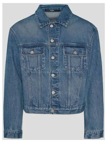 Jacquemus bag logo patch cotton denim jacket 270870 - JACQUEMUS - BALAAN 1