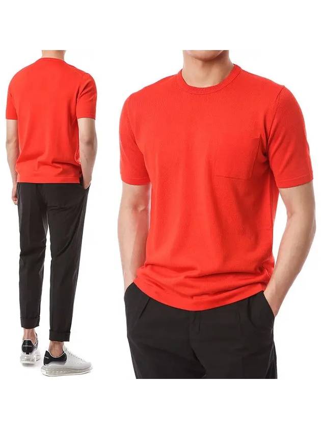 Pocket short sleeve knit RC20021 38 - ROBERTO COLLINA - BALAAN 1