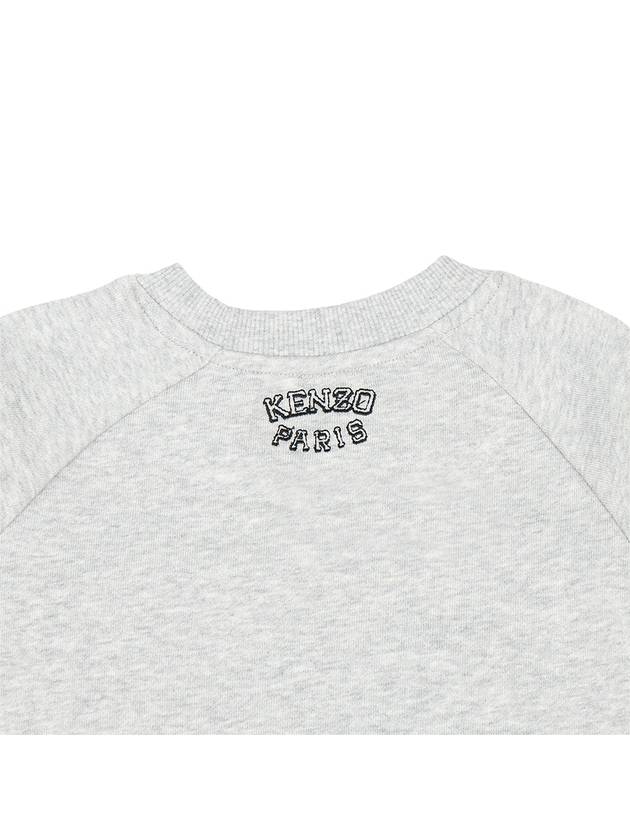 Kids Tiger Logo Sweatshirt Grey - KENZO - BALAAN 5