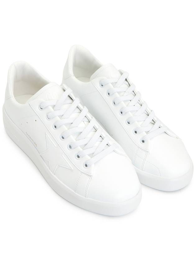 Purestar Lace-Up Low-Top Sneakers White - GOLDEN GOOSE - BALAAN 4