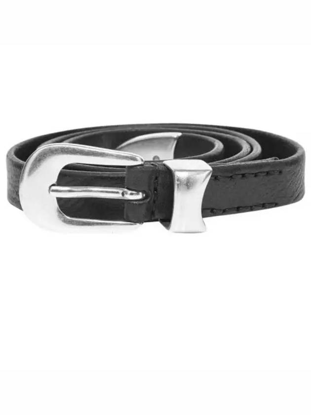 Men's 2cm Leather Belt Black - OUR LEGACY - BALAAN 2