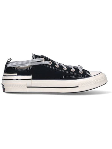 Hack Heel Low Top Sneakers Black - CONVERSE - BALAAN 1