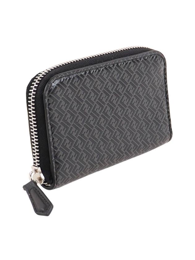 Micro FF Logo Zipper Bicycle Wallet - FENDI - BALAAN.