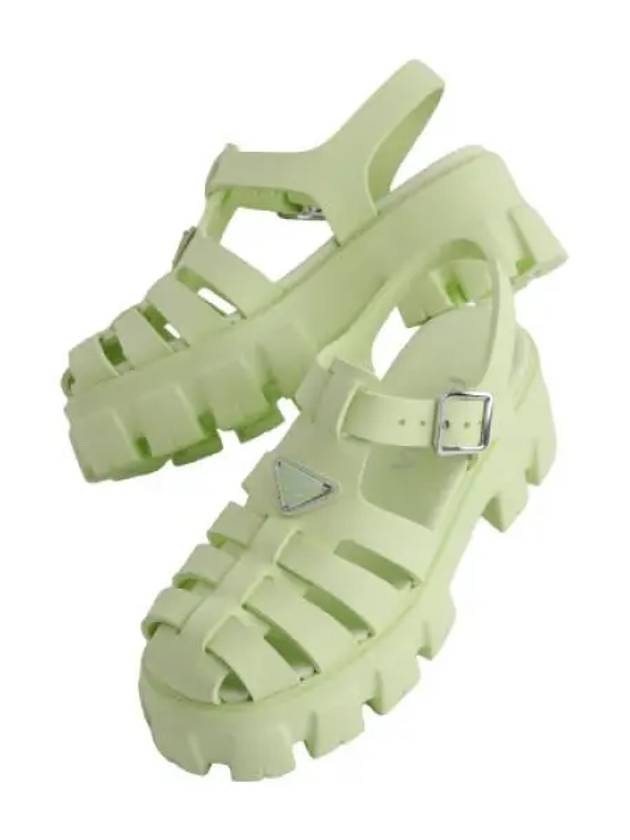 rubber sandals women - PRADA - BALAAN 1