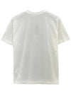 Logo Patch Short Sleeves T-Shirt White - STONE ISLAND - BALAAN 3