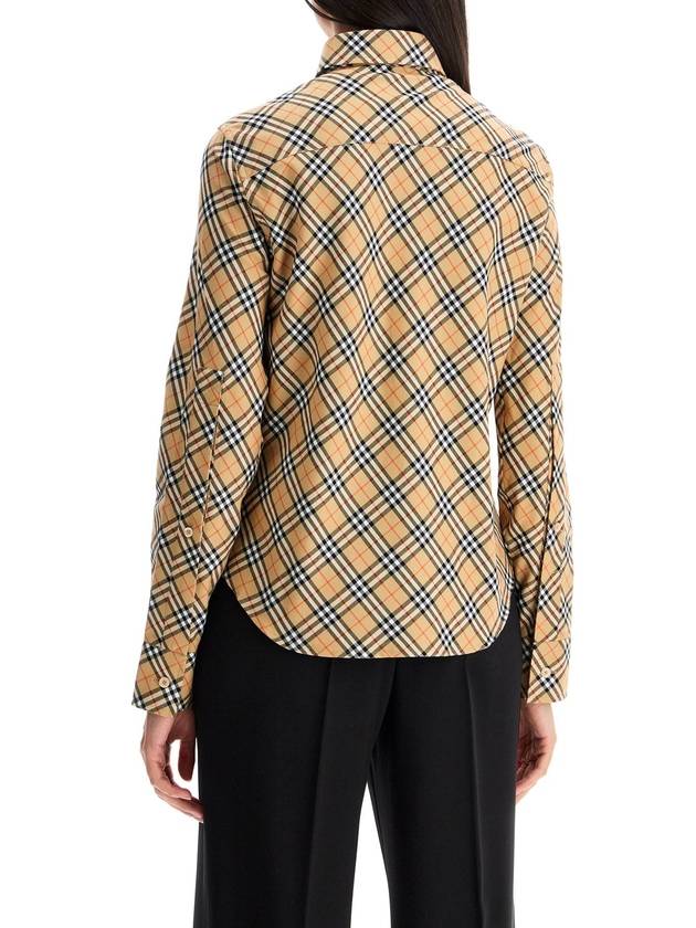 ered shirt with button-down - BURBERRY - BALAAN 3