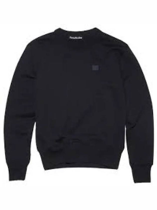 Face Patch Sweatshirt Black CI0114900 969960 - ACNE STUDIOS - BALAAN 1