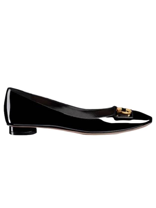 C'est Patent Leather Ballet Flat Black - DIOR - BALAAN 1