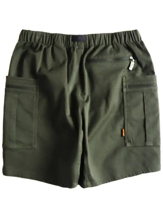 Cotton Span Belted Short Pants Khaki - OFFGRID - BALAAN 1