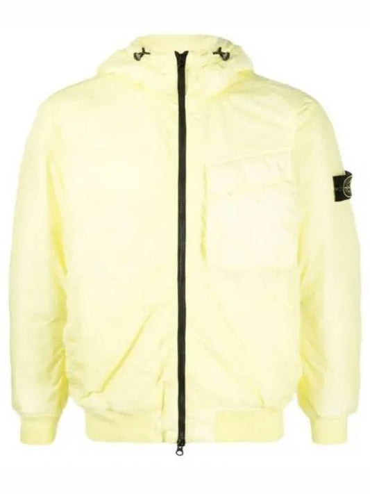 Wappen Patch Hooded Jacket Lemon 771540723 - STONE ISLAND - BALAAN 1