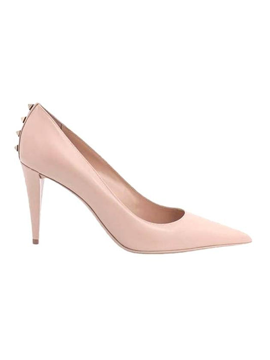 Women's Rockstud Patent Leather Pumps Pink - VALENTINO - BALAAN 1