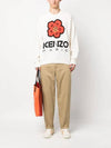 Boke Flower Merino Wool Knit Top Off White - KENZO - BALAAN 3