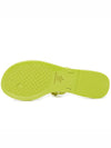 Mini Miller Jelly Flip Flops Green - TORY BURCH - BALAAN.