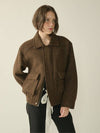 Double Pocket Blouson Jacket Brown W - KINETO - BALAAN 1