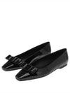 Vara Bow Ballet Flat Black - SALVATORE FERRAGAMO - BALAAN 2