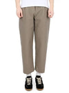 Men's Tapered Wide Pants Beige VOLI SNM 671 STONE - STUDIO NICHOLSON - BALAAN 2