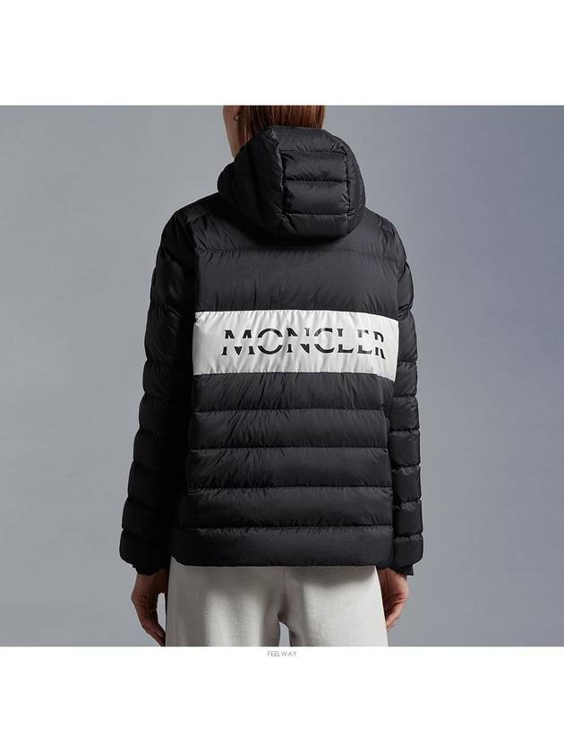 Women's Pluvis Short Down Padding Black - MONCLER - BALAAN 3