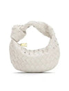 Jodie Intrecciato Small Tote Bag Chalk - BOTTEGA VENETA - BALAAN 2