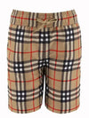 Kids Vintage Check Shorts Beige - BURBERRY - BALAAN 2