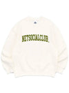 ARCH LOGO SWEATSHIRTS IVORY - NET SOCIAL CLUB - BALAAN 1