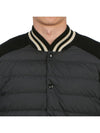 Padded cotton cardigan black - MONCLER - BALAAN 7