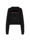 Modern Obstacles Loose Cotton Hoodie Black - OFF WHITE - BALAAN 1