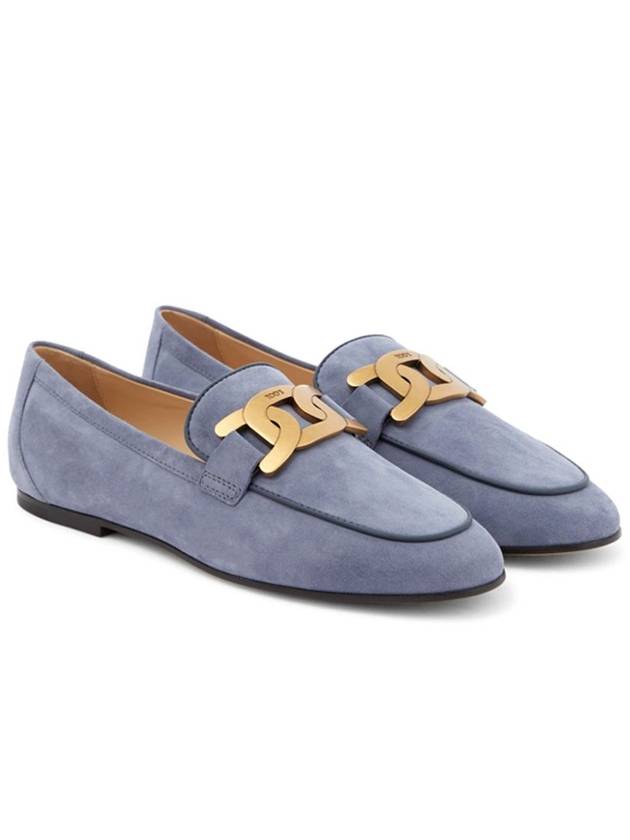 Women's Kate Suede Loafers Blue - TOD'S - BALAAN 2