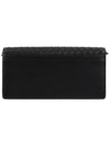 Leather Intrecciato Chain Shoulder Bag Black - BOTTEGA VENETA - BALAAN 6