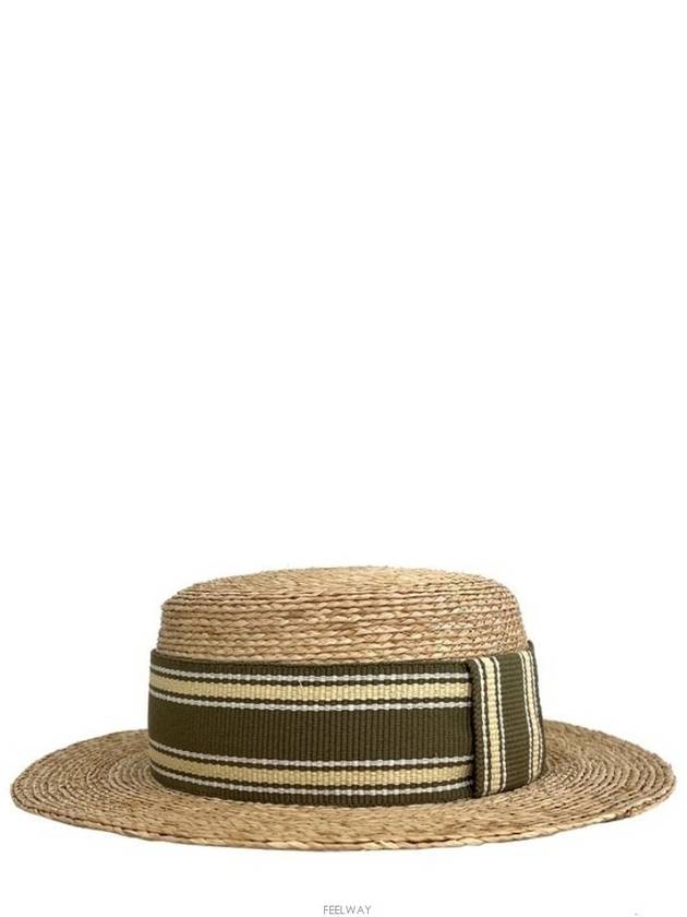 Woven Fabric Bucket Hat Beige - MIU MIU - BALAAN 3