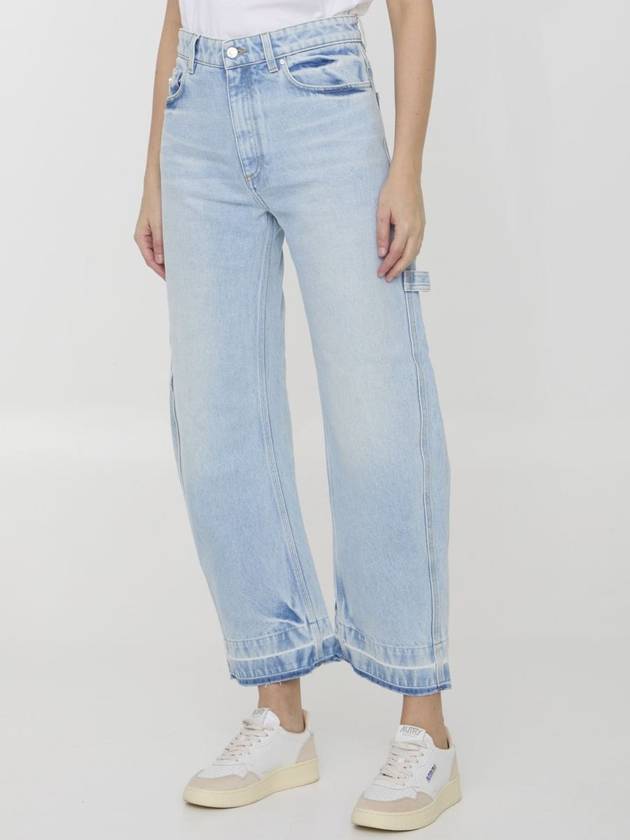 Denim Straight Pants 6D02433SPH62 4699 BLUE - STELLA MCCARTNEY - BALAAN 3