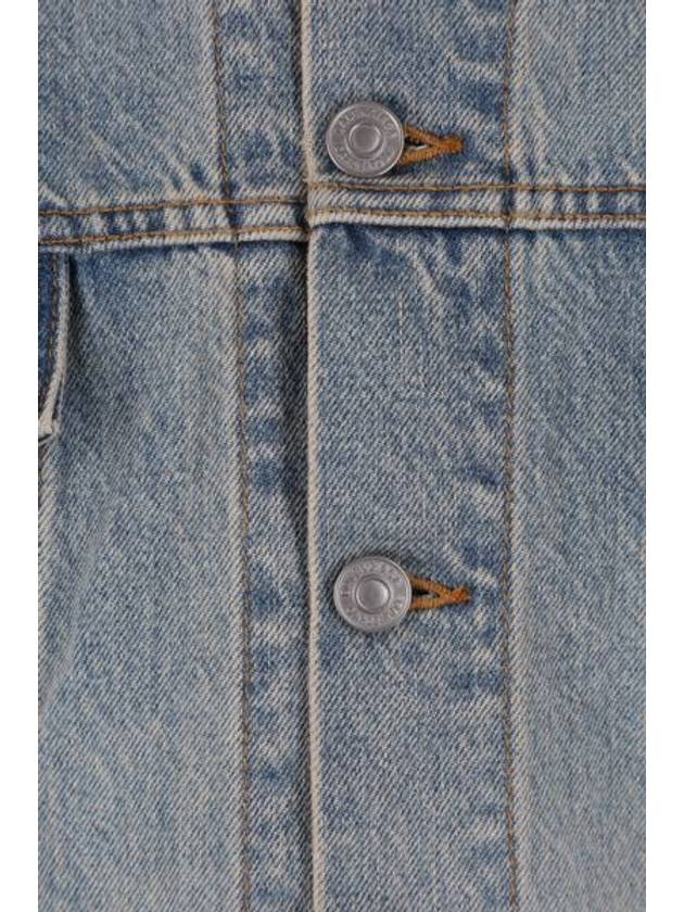 Hourglass Denim Jacket Light Blue - BALENCIAGA - BALAAN 4